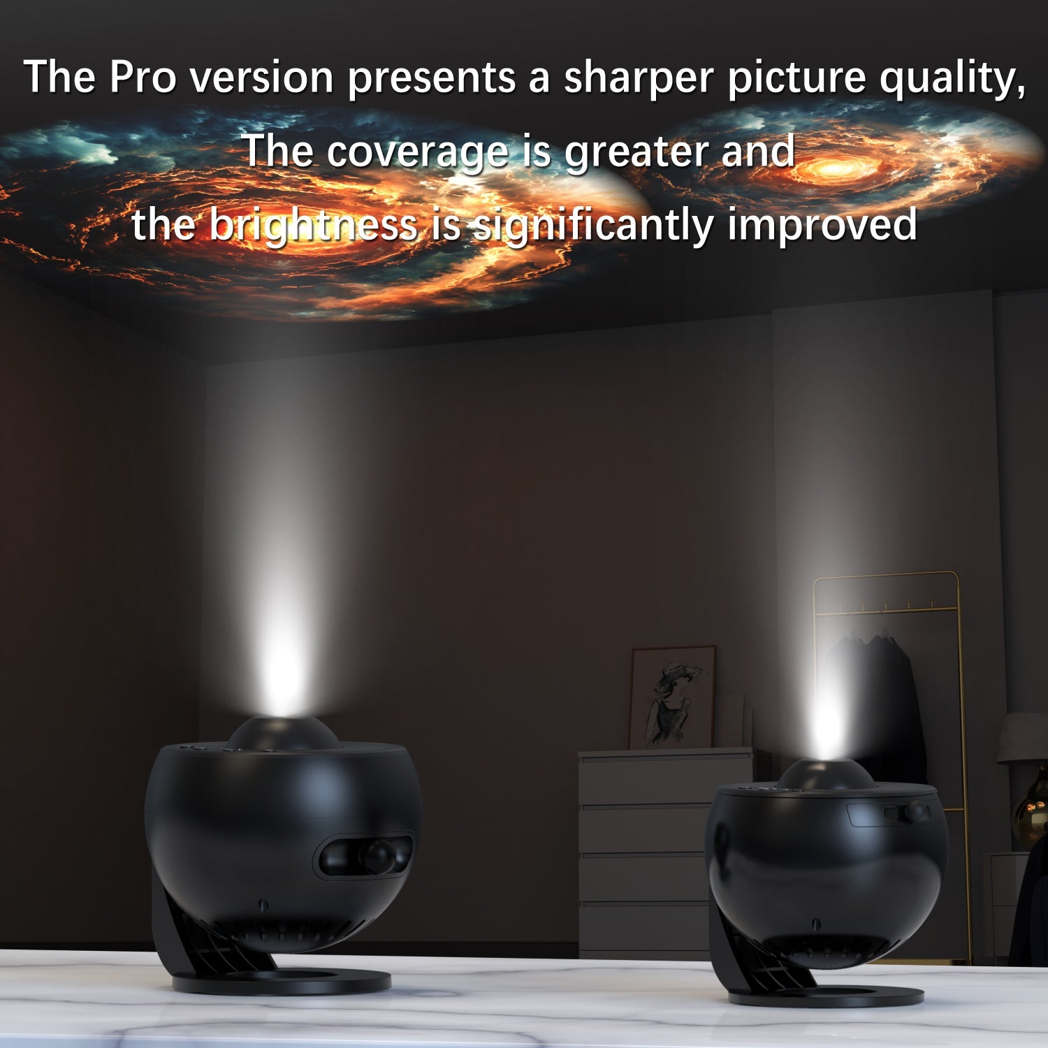 EchoLumen Galaxy Projector