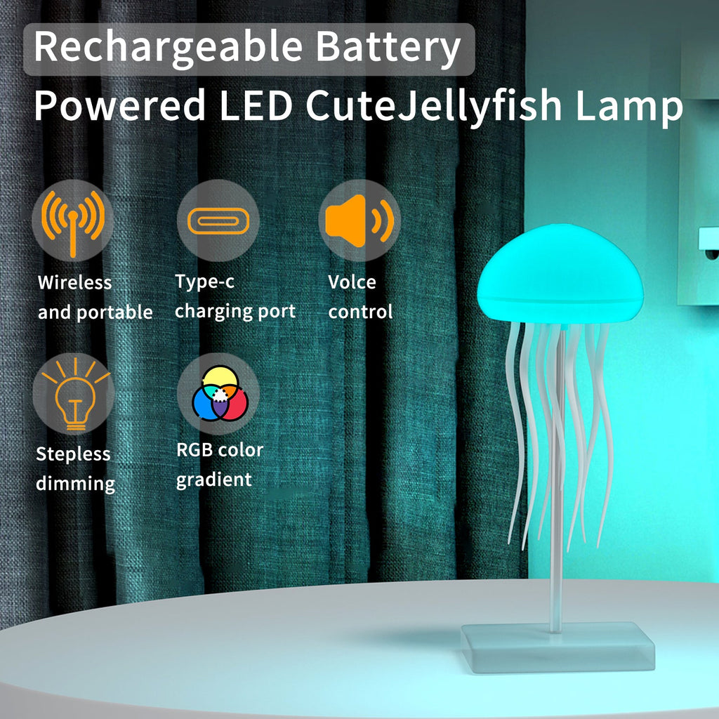 EchoLumen Jellyfish Glow Lamp