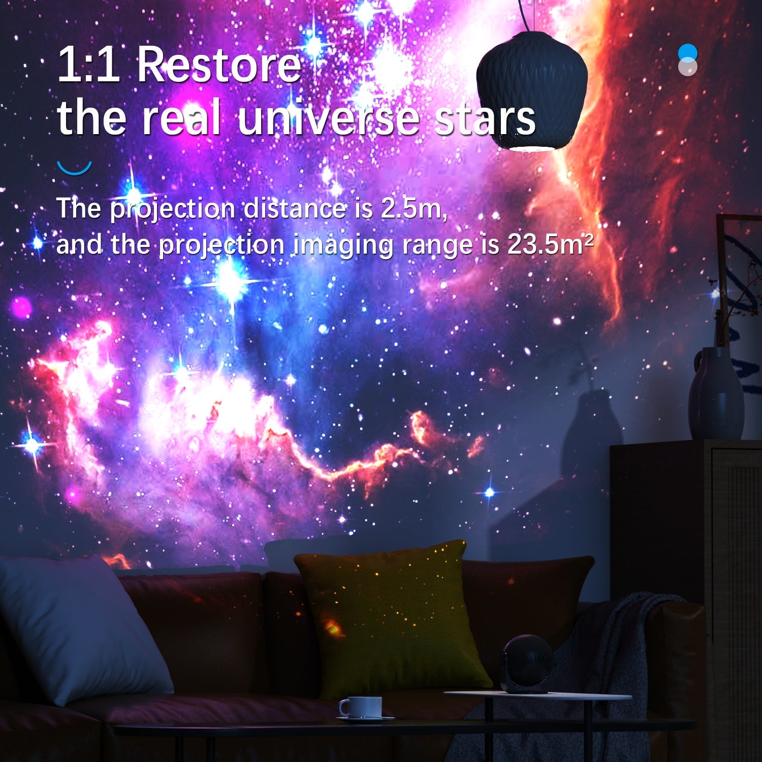EchoLumen Galaxy Projector