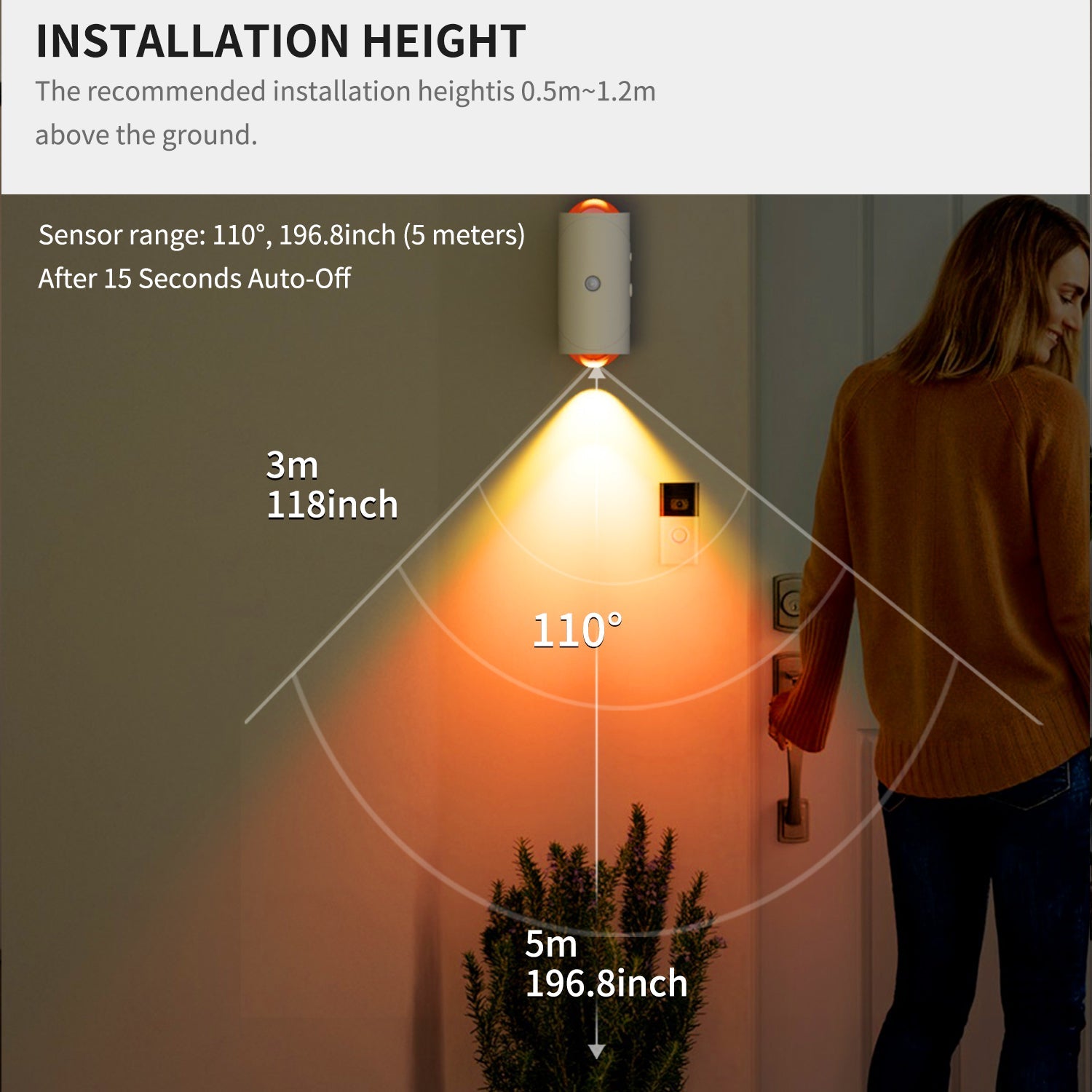 EchoLumen Aura Wall Sconce