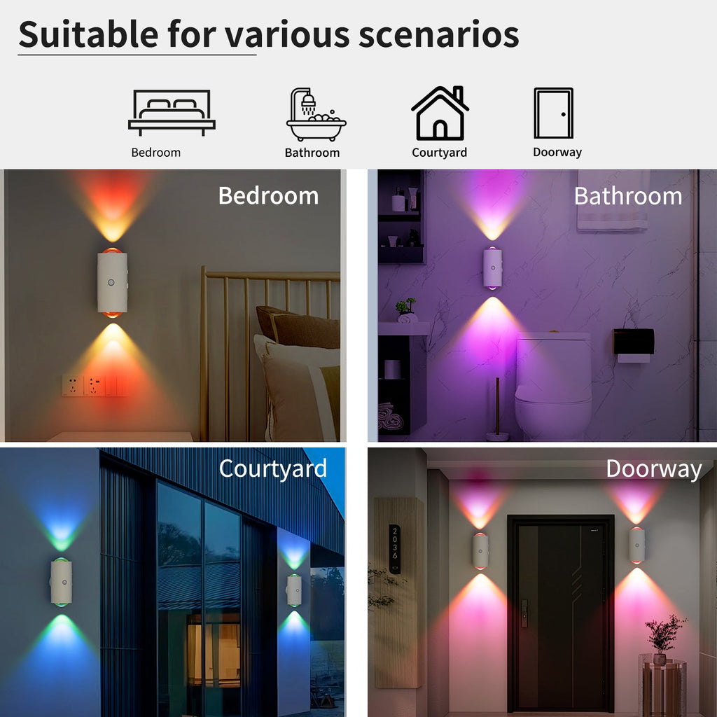 EchoLumen Aura Wall Sconce
