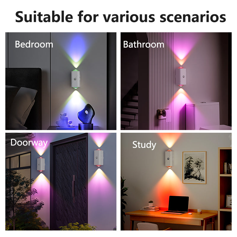 EchoLumen Prism Motion Wall Light