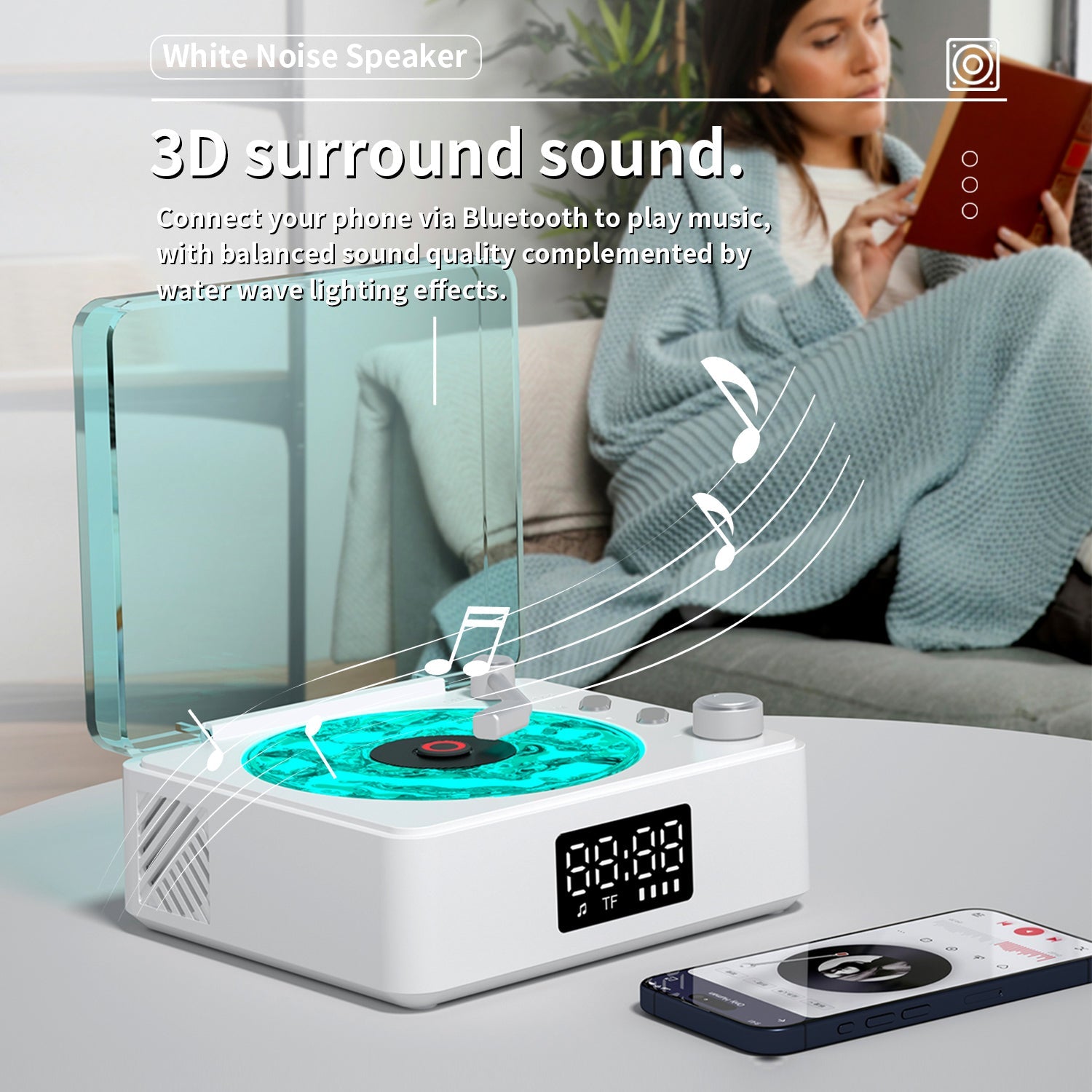 EchoLumen Wave Bluetooth Speaker